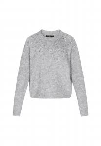 Faina Свитер в крапчато-сером цвете