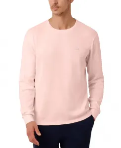 Мужская термофутболка для сна с вафельной вязкой Lacoste, розовый