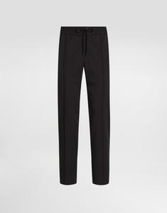 Джоггеры из шерстяного канваса DOLCE & GABBANA, серый