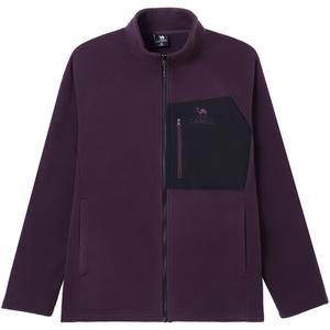 Толстовка флисовая Unisex с воротником стойкой утепленная CAMEL, jiaying фиолетовый