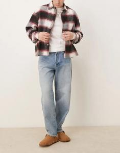 Джинсы свободного кроя Kobe в цвете средне-синего тона Selected Homme