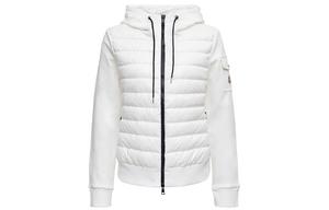 Пуховик женский белый Moncler
