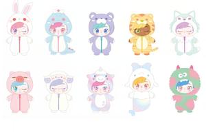 LALA Animal Dream Tour коллекция мистические боксы одиночный мистический бокс/2 мистических бокса/полный набор из 9 штук TOP TOY