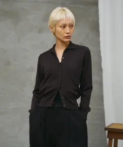 Хлопковый модал кардиган с высоким воротником Colony 2139, цвет Charcoal Gray