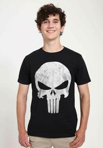 PUNISHER DISTRESSED SKULL Marvel Other Marvel, Футболка с принтом черный