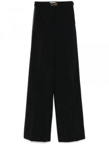 Elisabetta Franchi брюки с поясом, черный