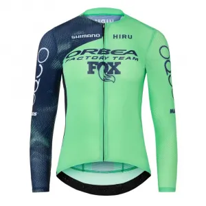 Джерси Hiru LAB Race Orbea Factory Team long sleeve, зеленый