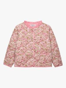 Детская куртка Liberty Poppy & Daisy с стёжкой Trotters, Pink/Multi
