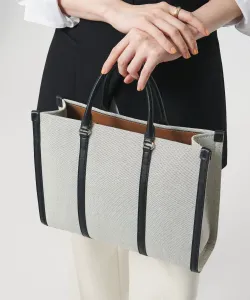 Квадратная сумка-шоппер из канваса United Arrows, цвет Black