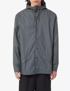 Однотонный плащ среднего размера Rains, серый
