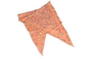 Шелковый шарф Женский Оранжевый COACH