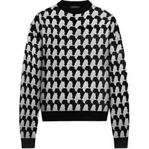 Новые квартальные продукты LV свитер мужской черный Louis Vuitton, черный