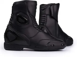 Мотоциклетные ботинки REBELHORN Trip ST Short для скоростных поездок и путешествий, жесткая защита пятки и лодыжки, вентиляция, антибактериальные вставки, светоотражающие элементы, Black