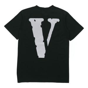 Футболка 3m reflective large logo short sleeve couple style black gray Vlone, серый