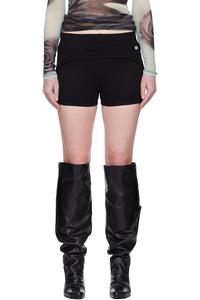 Шорты «мини с подвязкой» Jean Paul Gaultier, черный