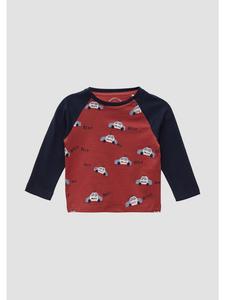 Футболка цвета 3840_рубиново-красный s.Oliver