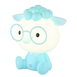 Светодиодная настольная лампа Globo Lighting Sheepy, акриловое стекло - 1 пламя - синее