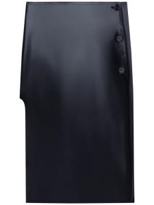 Courrèges прозрачная юбка Oblique, черный