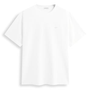 PEACEBIRD MEN Футболка мужская с принтом на спине белая короткий рукав