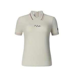 Рубашка поло женская кремовая Fila