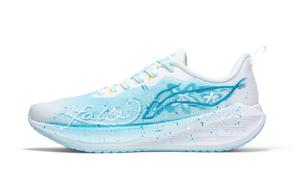 Низкие кеды LiNing Wuyue с амортизацией, износостойким материалом и хорошей воздухопроницаемостью., синий