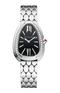 Часы Bulgari Serpenti seduttori с бриллиантами 33 мм