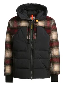 Стеганая куртка с клетчатой вставкой Parajumpers, красный