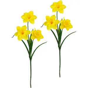 И.ГЕ.А. Искусственный цветок «Нарциссы» I.Ge.A., желтый