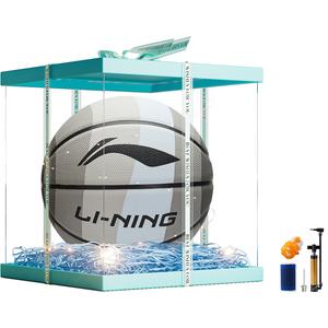 Резиновый баскетбольный мяч gray размер 5, размер 7 тренировочный unisex china LINING