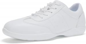 Кроссовки для девочек OLORA для черлидинга и танцев, дышащие, легкие и комфортные для молодежной спортивной тренировки, тенниса, танцев и соревнований черлидеров, белый