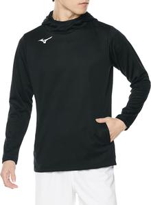 Кроссовки Mizuno 32MCA119 для тренировок, мягкая трикотажная толстовка, приталенный крой, черный