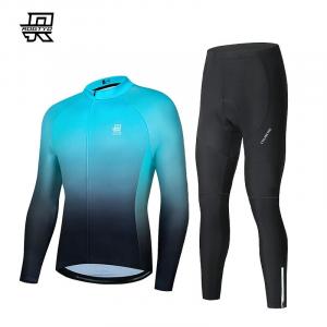 Комплект одежды для велоспорта унисекс ROGTYO утепленный на весну и осень, черный