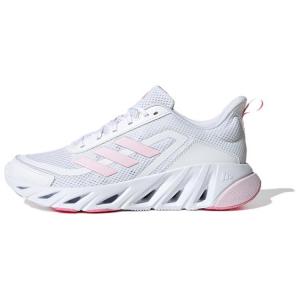 Adidas Нескользящие, износостойкие низкие повседневные женские кроссовки белого и розового цвета