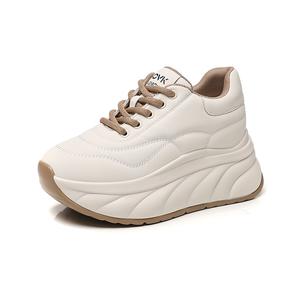Низкие повседневные кроссовки для женщин POOQ, Ecru