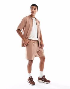 Шорты коричневого цвета New Look