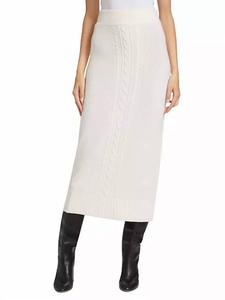 Юбка Valentin Cable Knit в цвете Blanc Derek Lam 10 Crosby