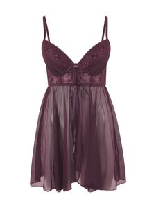 LASCANA Пеньюар в бордовом цвете