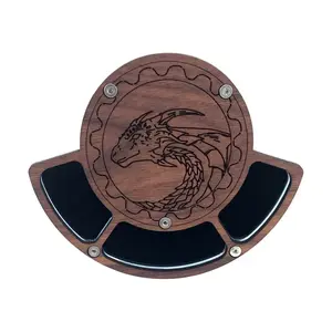 Орех - Tri-Pocket, Дракон с ледяным зеленым, Dice Coasters (C4 Labs)