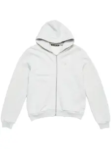 Худи из органического хлопка Acne Studios, серый