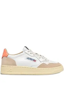 Кожаные кроссовки на шнуровке Autry, белый