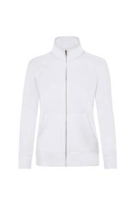 Флисовая куртка-толстовка Lady-Fit Fruit of the Loom, белый