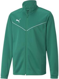Тренировочная куртка "TeamRISE Training Poly Jacket Jr" зеленого цвета Puma