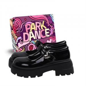 PARK DANCE Блок каблук Мэри Джейн туфли женские черные коробка, цвет Black (Box)