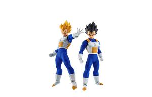 BANDAI Фигурка Vegeta Imagination Works Dragon Ball Z с черными волосами, сменные желтые волосы