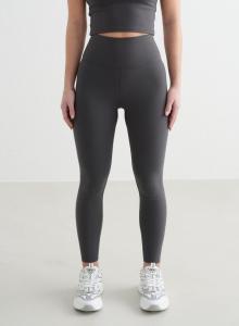 AIM'N Женские миниатюрные влагоотводящие леггинсы для йоги с защитой от приседаний, темно-серые
