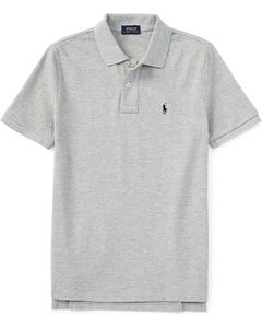 Поло Polo Ralph Lauren Kids Cotton Mesh Polo Shirt, цвет New Grey Heather