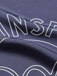 Набивной шелковый твиловый платок-карман SUNSPEL, синий