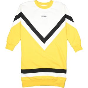 Levis Левис платья с длинным рукавом женские желтые