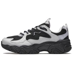 CHAOJIANTA Нескользящие и износостойкие низкие повседневные туфли, увеличивающие рост, женские, серо-черные