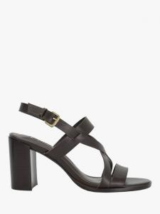 Кожаные босоножки juneo на высоком каблуке с ремешками Dune, коричневый